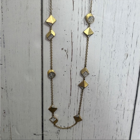 J. Crew Rhinestone Statement Necklace - Picture 2 of 7